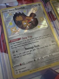 Galatian Stunfisk, Gossifeur Pokemon Trading Cards - Image 3