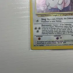 Pokemon TCG Clefairy Doll Base Set Unlimited Rare HP Card 5/102 - Image 2