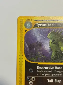 Pokemon TCG Tyranitar Aquapolis Card 40/147 LP/NM Condition Non Holo Rare 2003 - Image 5