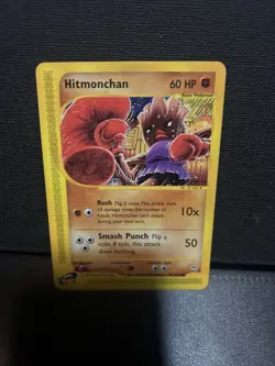 Pokemon TCG Hitmonchan Aquapolis Regular LP Card 081/147 - Image 1