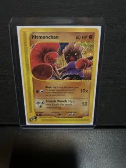 Pokemon TCG Hitmonchan Aquapolis Regular LP Card 081/147 - Image 4