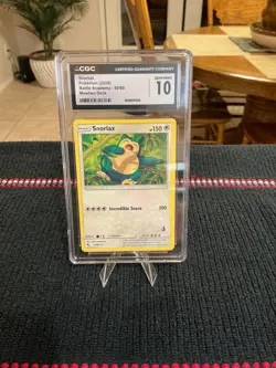 Snorlax #50 Battle Academy MewTwo Deck Grade 10 Pokemon Card - Image 1