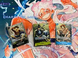 One Piece Tin Promo Set - Portgas D. Ace Sabo Monkey D. Luffy - SEALED CARDS - Image 1