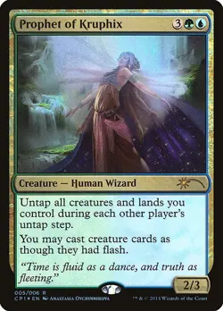 Prophet of Kruphix Foil - Magic 2015 Clash Pack MTG-LP - Image 1