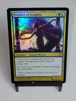 Magic The Gathering - Theros - Prophet of Kruphix - FOIL - LP - Image 1