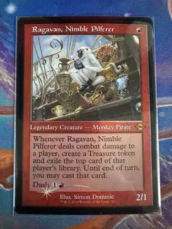 Ragavan, Nimble Pilferer Modern Horizons 2 Mythic Red Foil Retro Frame - Image 1