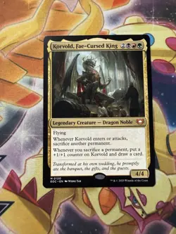 Korvold, Fae-Cursed King - Commander: Edge of Eternities - Near Mint - Image 1