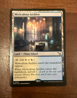 Meticulous Archive Murders at Karlov Manor Regular NM-M Unplayed MTG Magic 0264 - Image 1