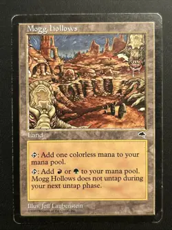 Mogg Hollows Tempest Regular Magic The Gathering MTG TCG NM - Image 1