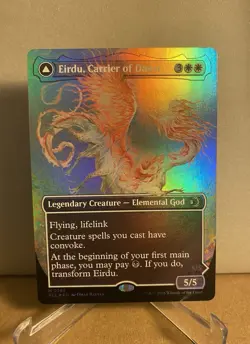 Eirdu, Carrier of Dawn - MTG - Lorwyn Eclipsed - Borderless - Foil - 286 - NM - Image 2