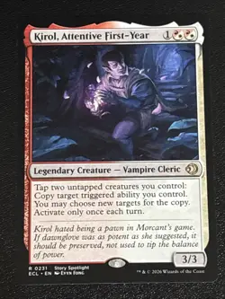 MTG Lorwyn Eclipsed Kirol, Attentive First-Year 0231 NM Rare - Image 1