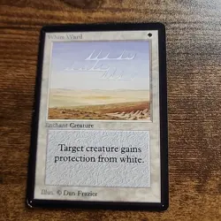MTG MAGIC : The Gathering - BETA - WHITE WARD - Image 1