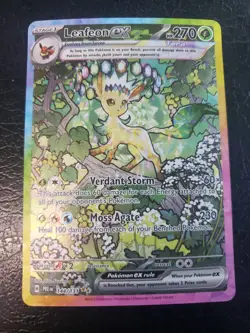 Pokemon TCG Leafeon EX 144/131 Prismatic Evolutions SECRET RARE - Image 1