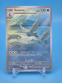 Pokemon TCG Swanna Illustration Rare White Flare, 110/086, NM English - Image 1
