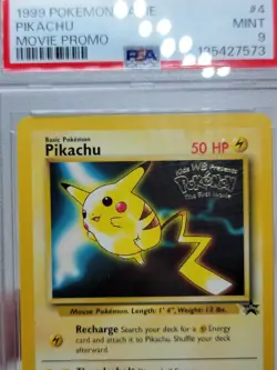 1999 Pokemon Picachu Movie Promo Psa9 - See Description - Image 5