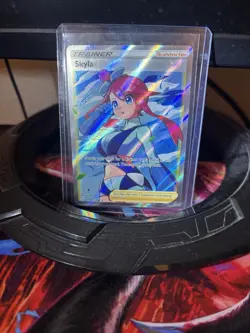 Pokemon TCG Skyla 072/072 Shining Fates Full Art Ultra Rare Holo Trainer - Image 1