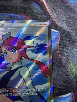 Pokemon TCG Skyla 072/072 Shining Fates Full Art Ultra Rare Holo Trainer - Image 5