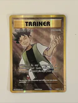 Pokemon TCG XY Evolutions Full Art Trainer Brock's Grit 107/108 LP - Image 2