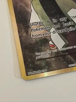 Pokemon TCG XY Evolutions Full Art Trainer Brock's Grit 107/108 LP - Image 4
