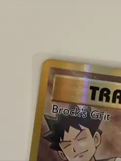 Pokemon TCG XY Evolutions Full Art Trainer Brock's Grit 107/108 LP - Image 5
