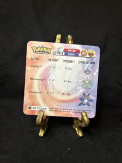 Artbox Pokemon Advanced Action Flipz (2003) AF03 Mudkip, Marshtomp & Swampert NM - Image 2