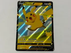 Pikachu V - SWSH143 Black Star Promo - Pokemon - Image 1