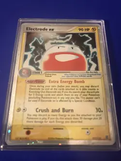 Pokemon TCG Electrode ex EX FireRed & LeafGreen 107 Holo Holo Rare EX - Image 1