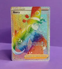 Avery 211/198 NM Sword & Shield Chilling Reign Pokemon TCG Rainbow Secret Rare - Image 1