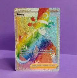 Avery 211/198 NM Sword & Shield Chilling Reign Pokemon TCG Rainbow Secret Rare - Image 2