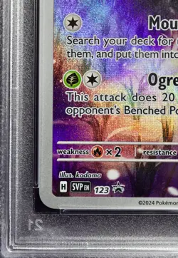 PSA 9 - Teal Mask Ogerpon - 123 (Pokemon Center Exclusive) - Image 4