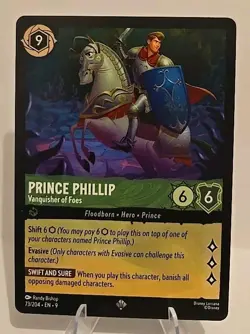 Prince Phillip - Vanquisher of Foes 73/204 Disney's Lorcana Fabled Regular - Image 1