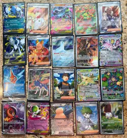 TCG Pokemon 40x Card Binder Lot Collection - Illustration Rare, FA's, Ex’s, More - Image 1