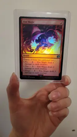 MTG Vivi Fire Magic Foil 0136 Final Fantasy Near Mint - Uncommon - Image 1