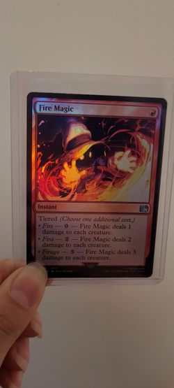 MTG Vivi Fire Magic Foil 0136 Final Fantasy Near Mint - Uncommon - Image 2