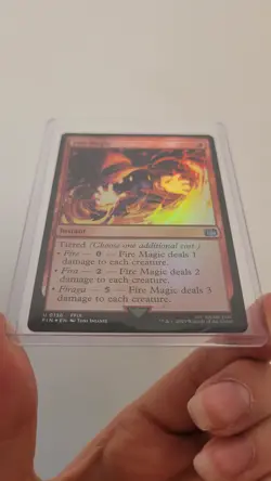 MTG Vivi Fire Magic Foil 0136 Final Fantasy Near Mint - Uncommon - Image 4