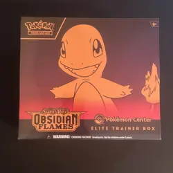 Obsidian Flames Pokemon Center ETB Elite Trainer Box No Rips - W Case - Image 2