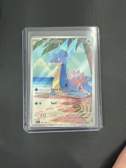Pokemon TCG Misty's Lapras Destined Rivals Full Art Secret Rare Card 194/182 NM - Image 1
