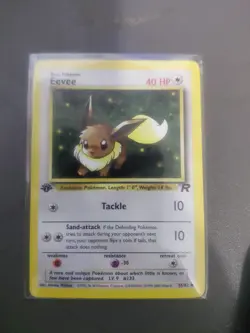 FIRST EDITION - EEVEE - Team Rocket - 55/82 - WOTC Pokemon Card - Image 1