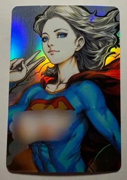 SEXY HEROINE WAIFU Supergirl DC ACG PREMIUM HOLOFOIL CARD NM - Image 1