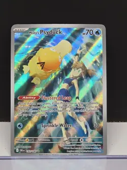 Misty's Psyduck Holo Illustration Rare Card 193/182 Destined Rivals - Image 3