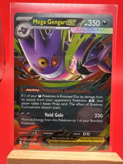 2025 Near Mint Pokemon Mega Gengar ex 056/094 Phantasmal Flames PFL en English - Image 1