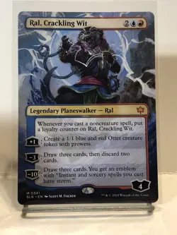 Ral, Crackling Wit (Non-foil) [Borderless] Bloomburrow 0341 Mythic MTG - Image 1