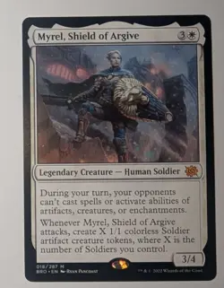 Myrel, Shield Of The Argive - The Brother's War - Near Mint - MTG - Image 1