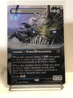 Deceit (Non-foil) [Borderless] Lorwyn Eclipsed 0293 Mythic MTG - Image 1