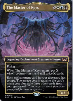 MTG The Master of Keys (Borderless (4) | NM | Commander: Duskmourn {DSC} - Image 1
