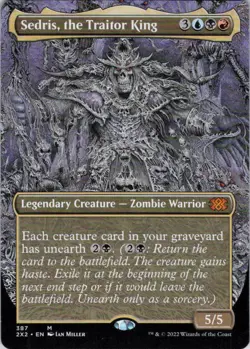 MTG Sedris, the Traitor King (Borderless) (387) | NM | Double Masters 2022 {2X2} - Image 1