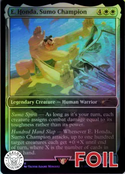 MTG E. Honda, Sumo Champion (428) | NM Foil | Secret Lair Street Fighter {SLD} - Image 1