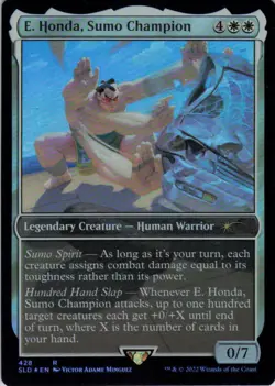 MTG E. Honda, Sumo Champion (428) | NM Foil | Secret Lair Street Fighter {SLD} - Image 2