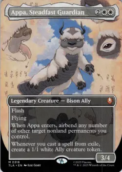 MTG Appa, Steadfast Guardian (Borderless) (316) | NM | Avatar {TLA} - Image 1