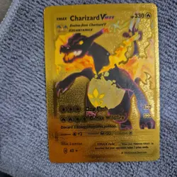 Charizard VMAX Symbol Gold Foil Fan Art Pokemon Card HP330 - Image 1